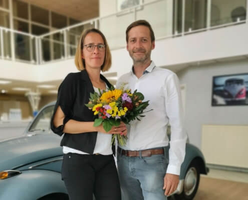 Jeanette Stanke | Servieleiterin und Disponenten und Christian Hahnel | Geschäftsführer - Hahnel Automobile